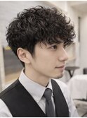 ビジネスパーマ×波MIX