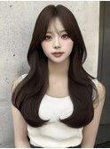 韓国ヘアくびれロングヘア小顔ロングロングレイヤー