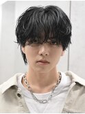 シャドウパーマ／韓国風マッシュ/ニュアンスパーマ