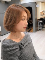 プリマ アンジュ 中目黒店(PRIMA ange)&nbsp;大人可愛いナチュラル丸みボブ PRIMA ange 中目黒店