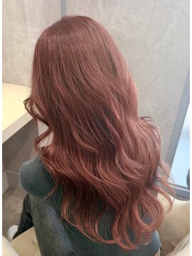レンブラントヘアー(Lembrant HAIR) 【郡山/富田市/レイヤー】チェリーピンク×韓国風レイヤー