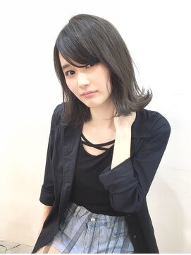 エトネ ヘアーサロン 仙台駅前(eTONe hair salon) 《eTONe》外ハネ切りっぱなしボブ