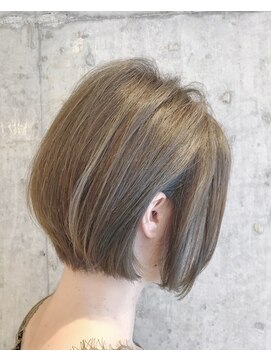 ル リヤン(Le lien) ミニボブ×前下がりショート×大人可愛い×ハイライト×西区新町