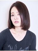 ♪センターパート×暗髪×ワンカールロブ♪