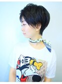 【morio池袋】可愛くてかっこいい黒髪ショート♪