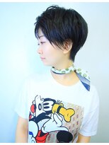 ラウンジ モリオ イケブクロ(Lounge MORIO Ikebukuro) 【morio池袋】可愛くてかっこいい黒髪ショート♪