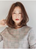 Aラインミディアム ロブディ/ワンカール/7トーン/20代/30代/40代