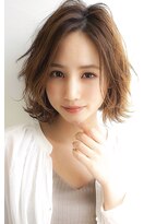 アグ ヘアー シーバス 薩摩川内店(Agu hair chivas) 《Agu hair》大人かわいい小顔ゆるふわショートボブ