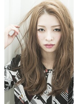 ミエル ヘア 新宿(miel hair) 【miel hair新宿】～ゆるふわ大人の無造作かき上げスタイル～