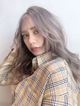 アルバム 銀座(ALBUM GINZA) ラフウエーブ_セミウェットウェーブオリーブカラー_97127