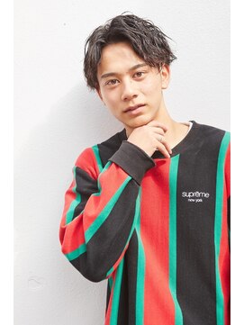 メンズサロンドットリアン(dot. lien) スパイラル/ニュアンスマッシュ/センターパート【町田/町田駅】