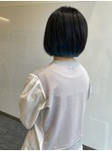 【インナーカラー】*シアン*