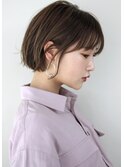 手入れ簡単　丸み　小顔　ボブ　ミニボブ　伸ばしかけボブ　青山