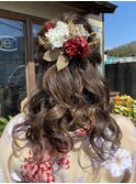 卒業式ヘアセット