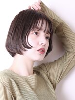 バーニー(BARNEY)&nbsp;大人かわいいうる艶小顔ショートボブココアベージュ1101