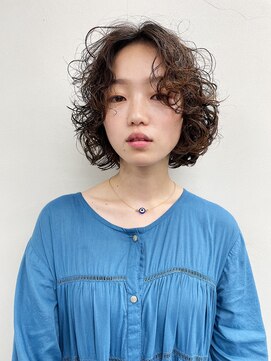 ヘン(hen) 【心斎橋hen】ボブパーマ　くせ毛風パーマ