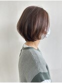 丸みショートボブ