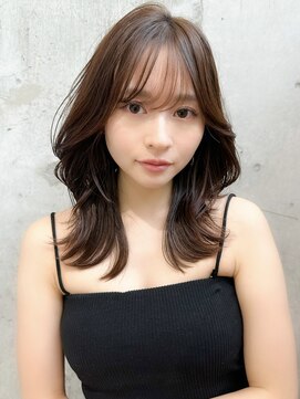 シーシンジュク 新宿南口(Sea shinjuku) シルキーベージュ/韓国風前髪【髪質改善／新宿/マッシュパーマ】