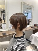 地毛風ストレート×丸みショートボブ【Ash大泉学園　横山】