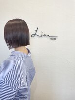 リム(Lim)&nbsp;切りっぱなし　外はねボブ　ピンクアッシュ