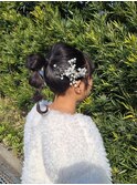 ピアノ発表会ヘアセット