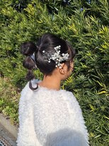 ランコントレ 千代 ピアノ発表会ヘアセット