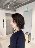 【くせ毛カット】ウェーブボブ