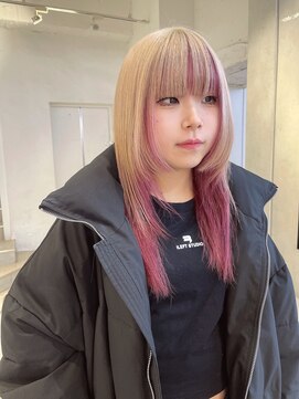 ゼスト パーク(ZEST PARK) いちごミルクカラー艶髪/ハイトーン/ボブカット/レイヤーカット