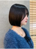 ◇ボブ 縮毛矯正 顔周りカット 表参道 髪質改善