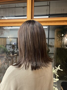 パルムヘアー(Palm hair) ブラウンベージュハイライト
