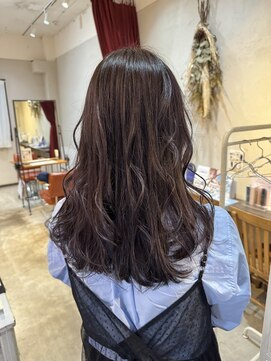 ルブランヘアギャラリー(Le blanc hair gallery) deep purple color