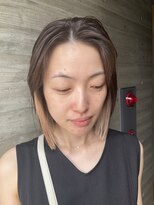 ソルトウォーター(SALT WATER)&nbsp;ボブ/韓国ヘアー/インナーカラー/ベージュ/恵比寿/