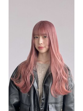 ビーヒアナウ N゜02 金沢鞍月店(BE HERE NOW) 10代20代30代ハイトーンピンク2ブリーチ