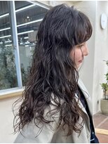 パークレーン アイス イヴェン(park lane ICI yeven)&nbsp;ロングパーマ　外国人風パーマ　スパイラルパーマ