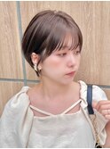 髪質改善カラー/ショートヘア/20代30代40代