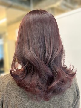 アリュウル 表参道 青山(Allure) パープルピンク×レイヤーカット　佐藤