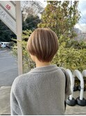 【EMA】ミルクティーベージュ×ショートボブ【タグチ】