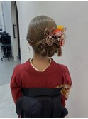 【自由が丘】袴着付け×ヘアアレンジ
