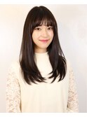 ナチュラル/ストレートパーマ/ツヤ感