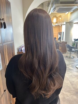 ヘアリゾート粋 トゥジュ 池袋東口店(tujuh) 透明感カラー/チョコレートブラウン/レイヤーカット/艶髪