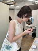 ミニボブ　ラフボブ　外国人風ボブ　ニュアンスボブ　ボブカット
