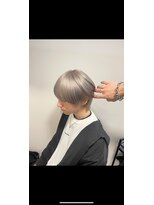 ハイライト/マッシュパーマ/ウルフ/アッシュブラック/渋谷駅
