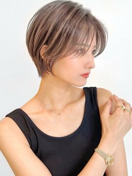 セイドット リー(Say. Ree) Say.丸みショートレイヤーひし形ショートグレーベージュ表参道