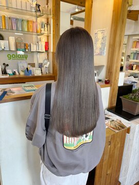 ギャラクシー ヘアードレッサーズ(galaxy hairdressers) 暗め透明感グレージュカラー