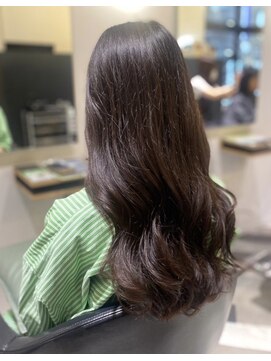 ルルディ バイ アフロディーテ銀座(luludi by APHRODITE) ピンクベージュ/アンブレラカラー/クールショート/前髪/銀座