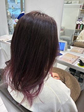 レアリバイケンジ(leali by KENJE) ピンクカラー インナーカラー有り