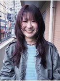 【macana指名】レイヤーカット暖色カラーラベンダーピンク登戸