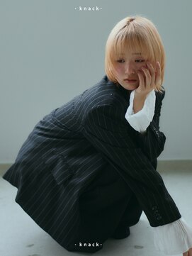 ナック 茶屋町(knack chayamachi) ナチュラルウルフボブvol.3【阪急梅田】