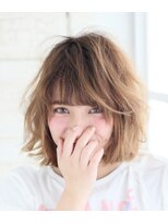 ヘアーズ ベリー 香椎店(hairs BERRY)&nbsp;BERRY＿フェザーバング＿ボブ＿マッシュショート＿10代20代30代