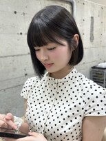 サイン 韓国ボブ 渋谷(SIGN)&nbsp;韓国ボブレイヤーボブ渋谷タッセルボブお洒落なレイヤーカット